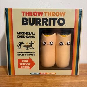 Exploding Kittens Throw Throw Burrito Original‎ Edition Dodgeball Card Game New